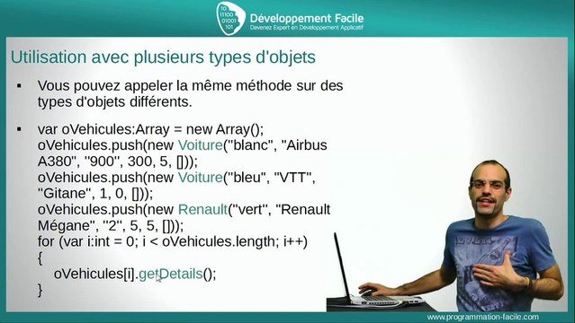 Comment ajouter des nouvelles méthodes avec l'héritage