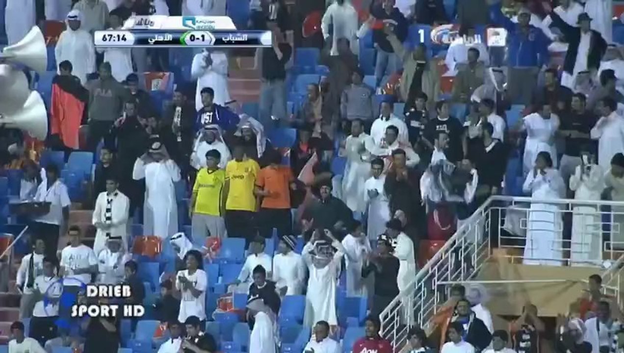 هدف نايف هزازي مباراة #الشباب و #الأهلي 1- 0 دوري عبداللطيف جميل
