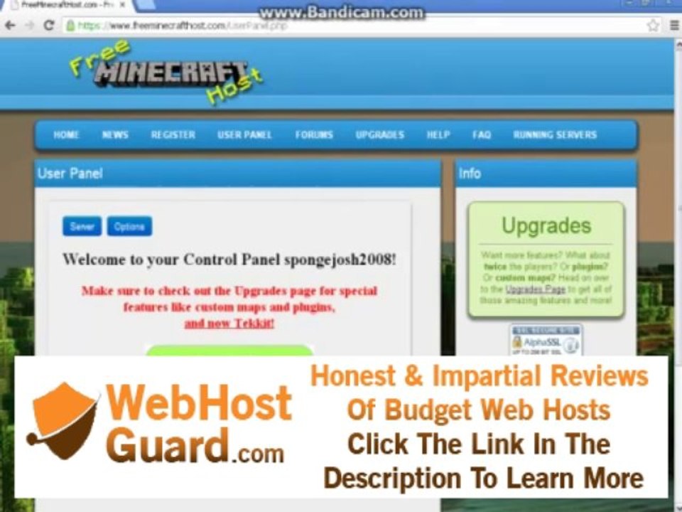 Minecraft Free Server Hosting!