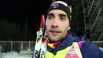 BIATHLON itw Martin Fourcade après sa victoire sur l'individuelle