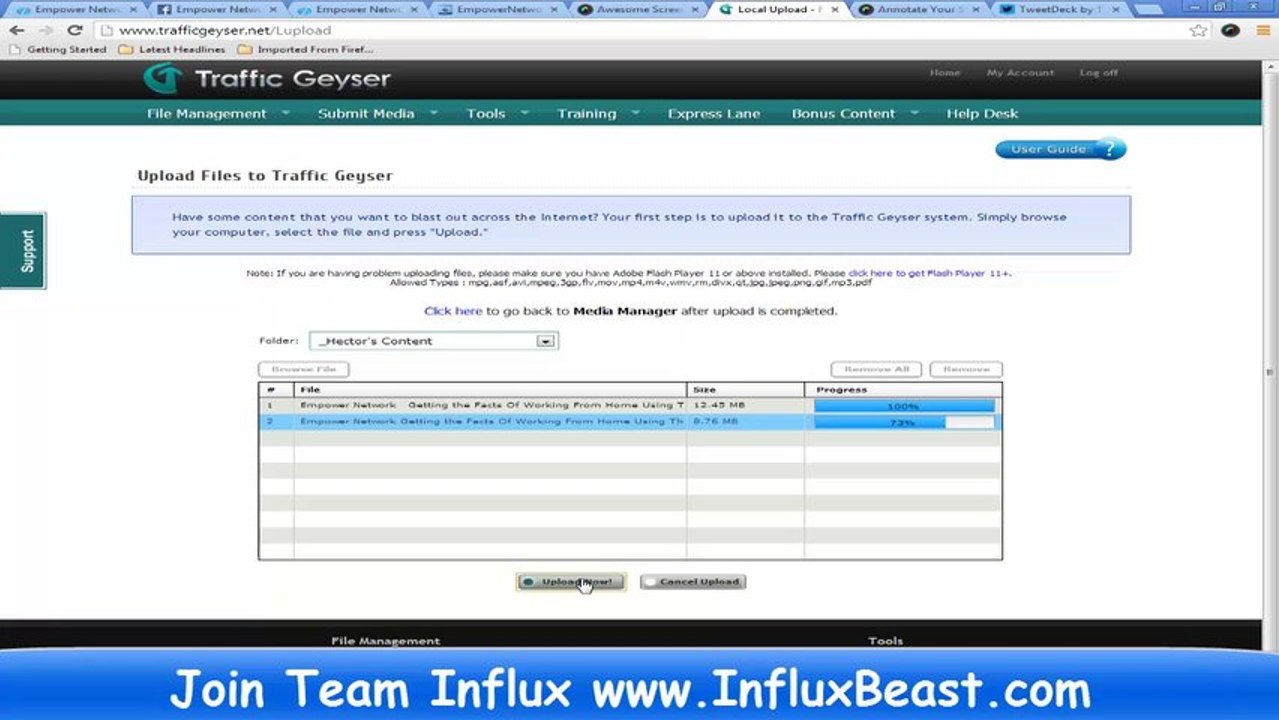 upload your videos to 50 sites within minutes pt6