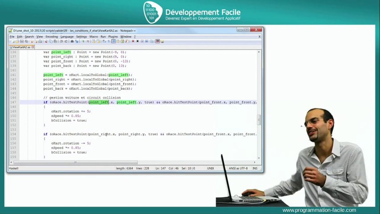 Comment utiliser les conditions if,else... en programmation