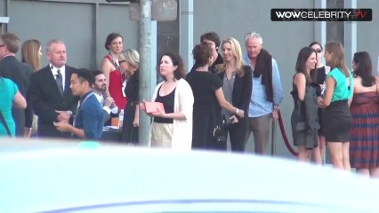 Lisa Kudrow Arrives To The Book Of Mormon play in Hollywood