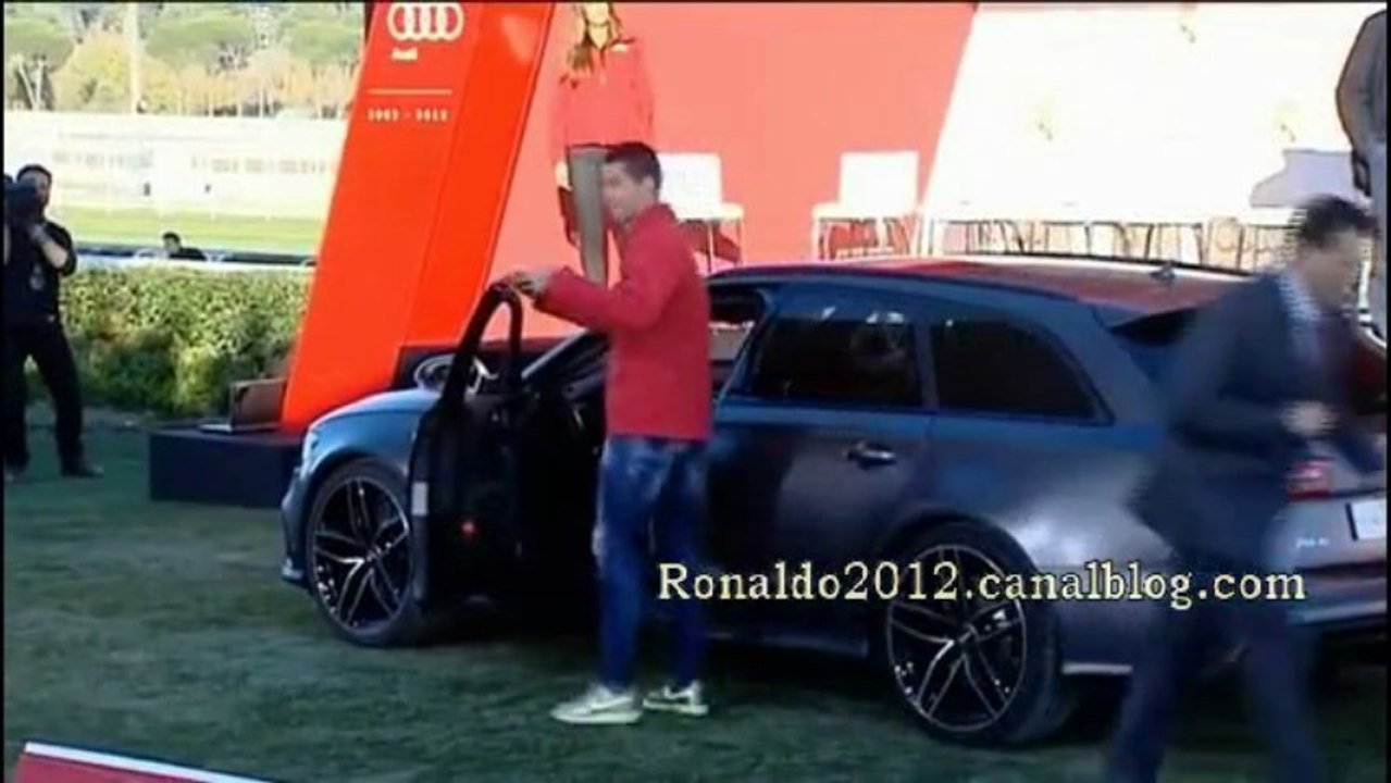 Cristiano Ronaldo Casillas Sergio Ramos Xabi Alonso receives a car for this year Audi