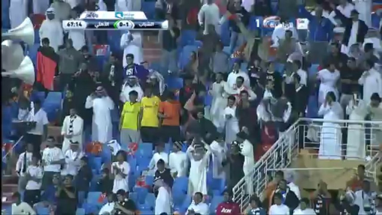 هدف الشباب الاول من نايف هزازي في الاهلي - الاهلي 0-1 الشباب HD