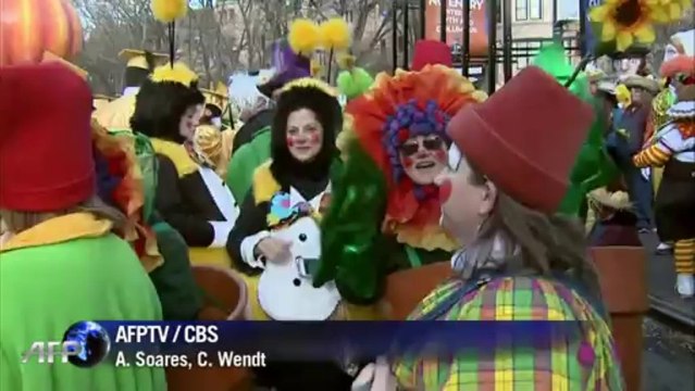 NY vibra com desfile de Ação de Graças