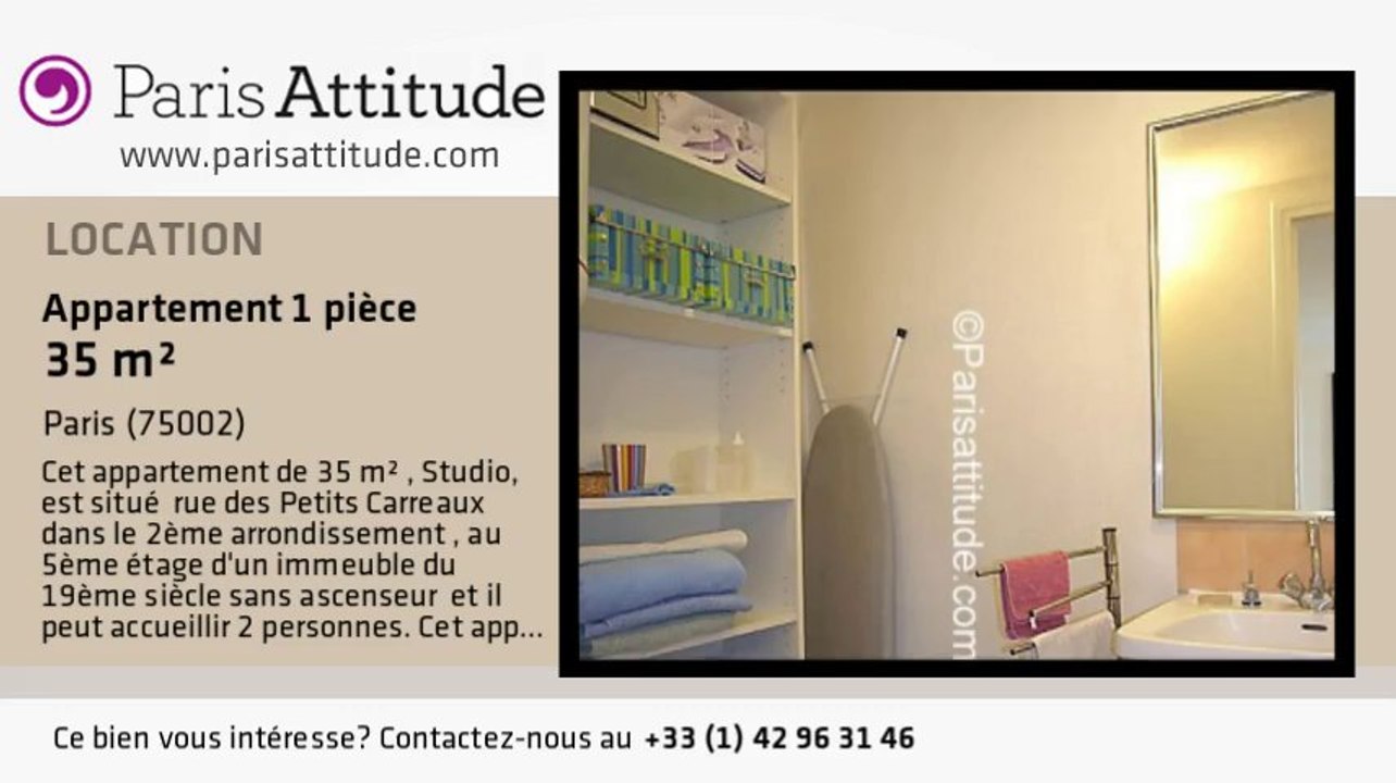 Appartement Studio à louer - Montorgueil, Paris - Ref. 5711