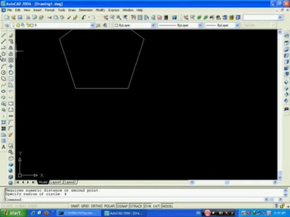 Auto CAD in Urdu Polygon Command (www.cadurdu.com)