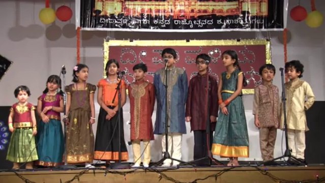 VIDYARANYA KANNADA KUTA: DEEPAWALI/RAJYOTSAVA 2013: GROUP SONG & GROUP DANCE