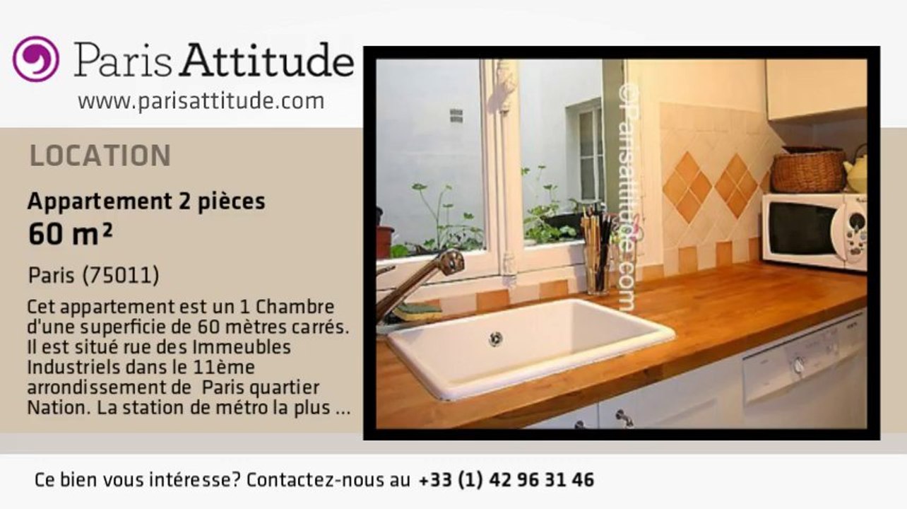 Appartement 1 Chambre à louer - Nation, Paris - Ref. 2018