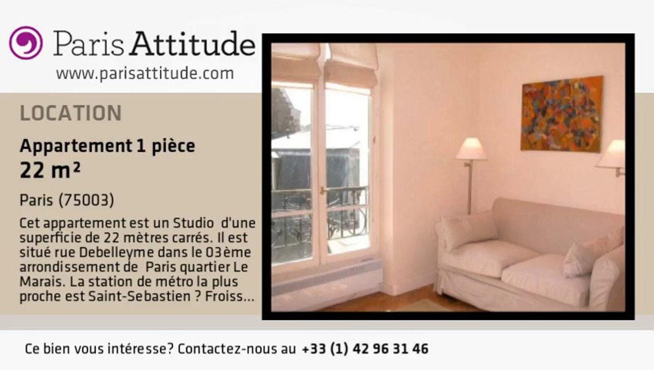 Appartement Studio à louer - Musée Picasso, Paris - Ref. 532