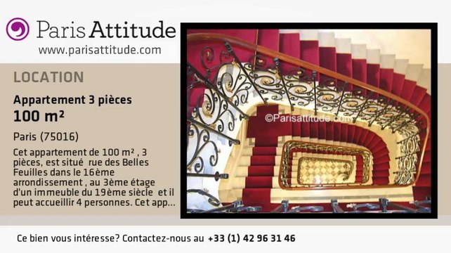 Appartement 2 Chambres à louer - Victor Hugo, Paris - Ref. 7157