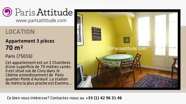 Appartement 2 Chambres à louer - Auteuil, Paris - Ref. 2991