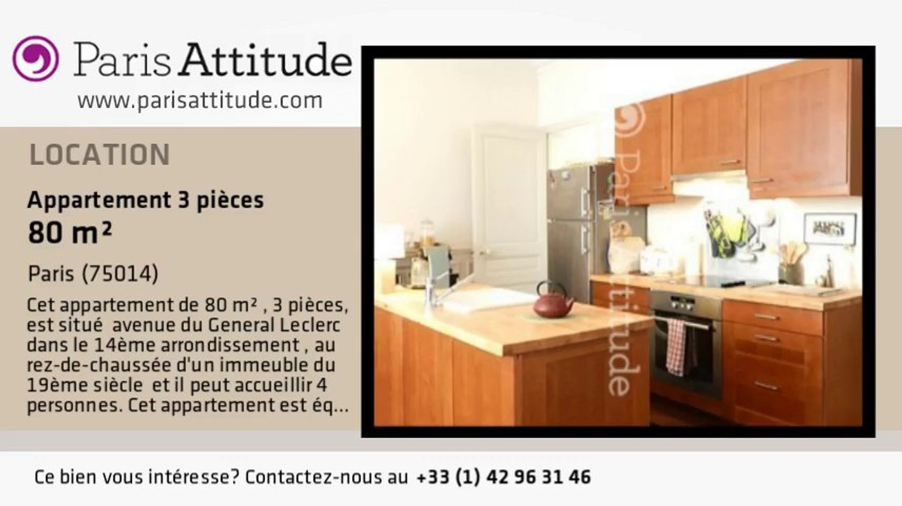 Maison de Ville 2 Chambres à louer - Alésia, Paris - Ref. 8586