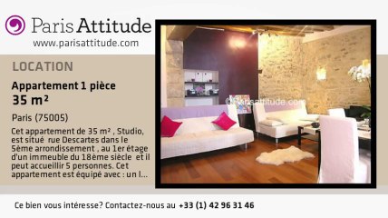 Appartement Studio à louer - Panthéon/Sorbonne, Paris - Ref. 8129