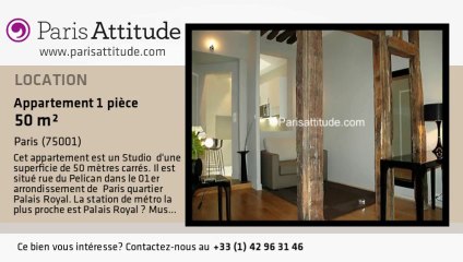 Appartement Studio à louer - Palais Royal, Paris - Ref. 1937