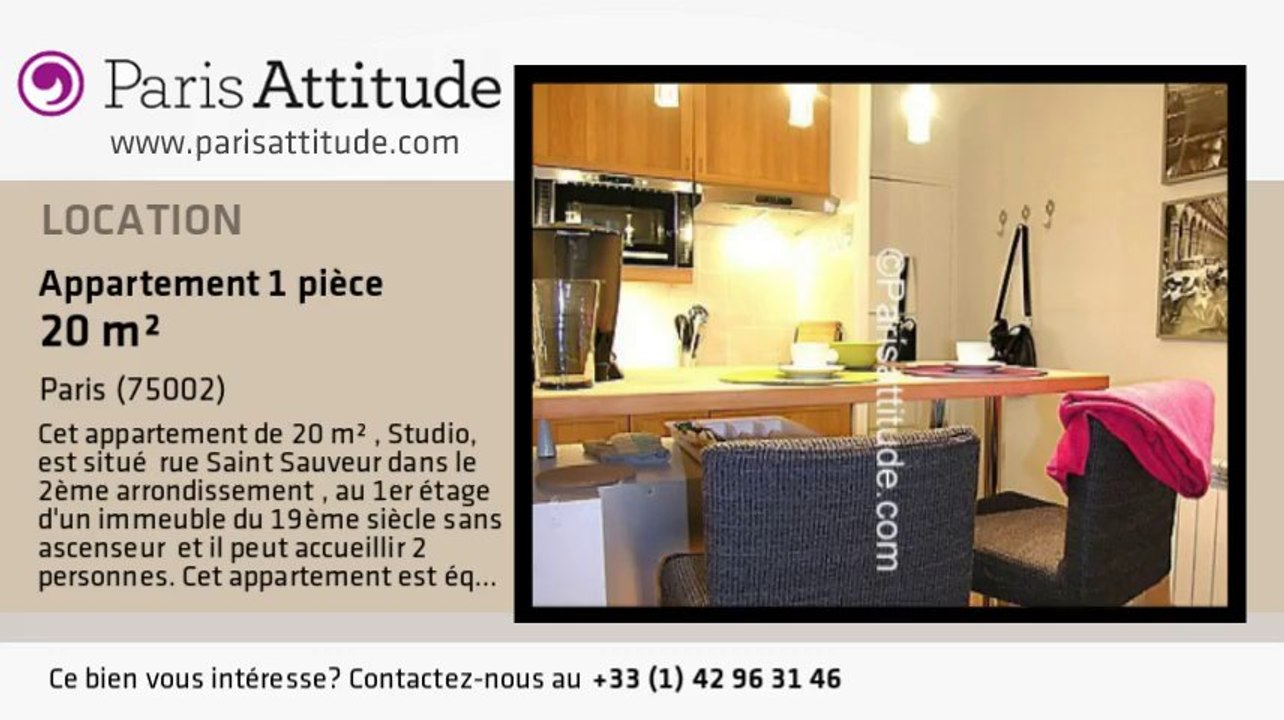 Appartement Studio à louer - Montorgueil, Paris - Ref. 4094