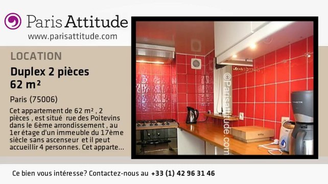 Duplex 1 Chambre à louer - Quartier Latin/St Michel, Paris - Ref. 461