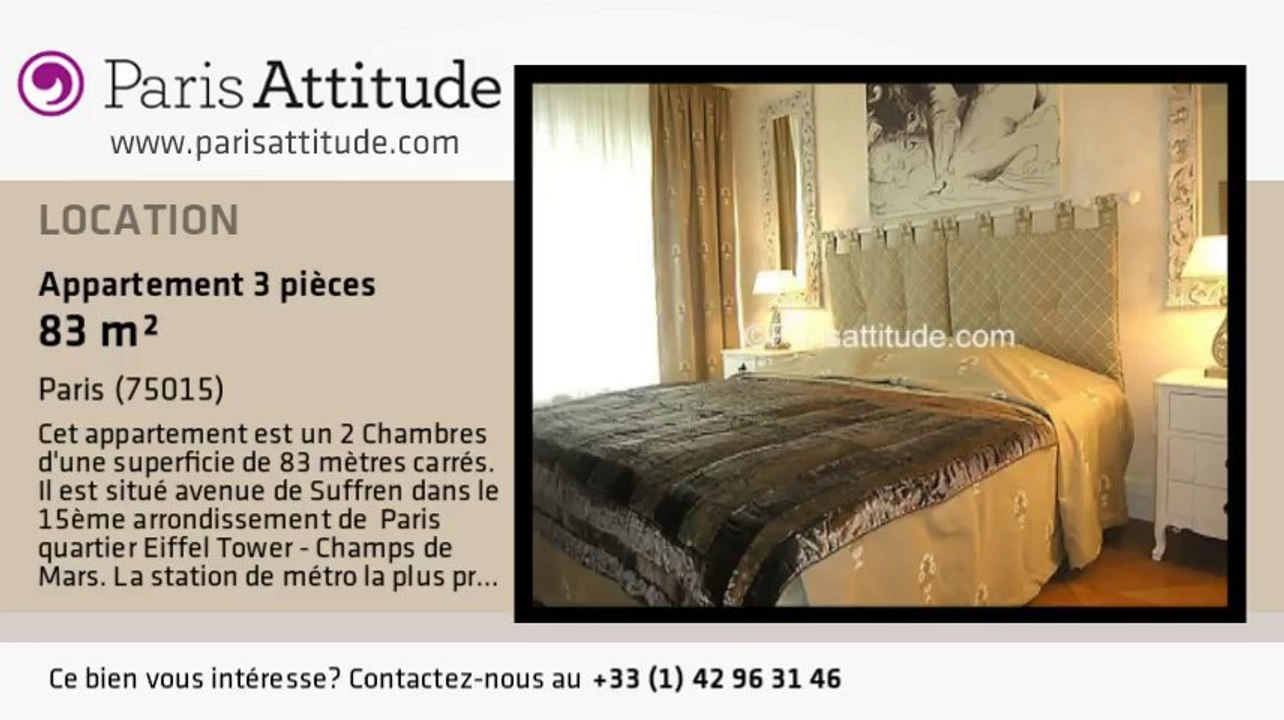 Appartement 2 Chambres à louer - Tour Eiffel, Paris - Ref. 4878