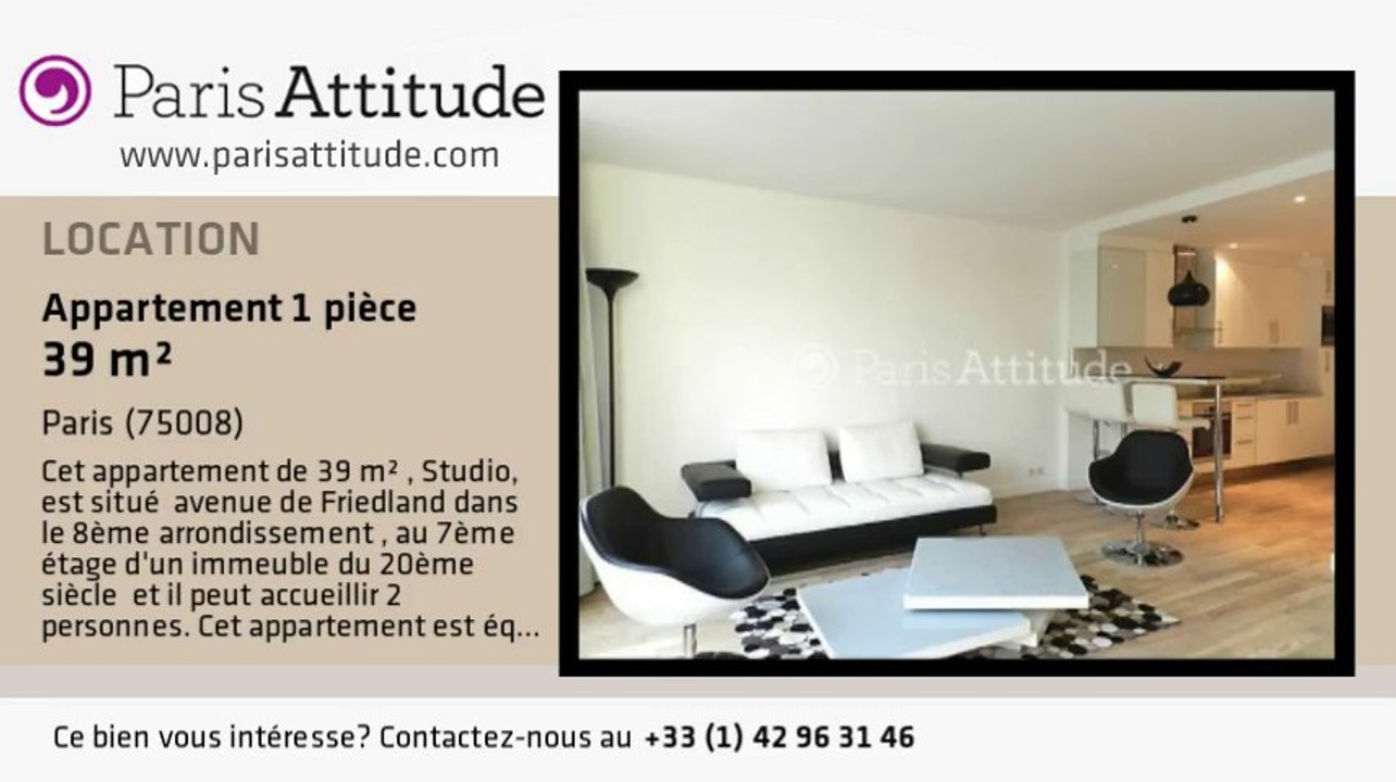 Appartement Studio à louer - Arc de Triomphe, Paris - Ref. 8252