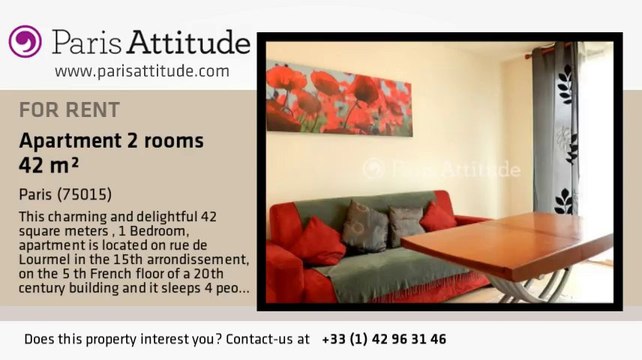 1 Bedroom Apartment for rent - Bir Hakeim, Paris - Ref. 8244