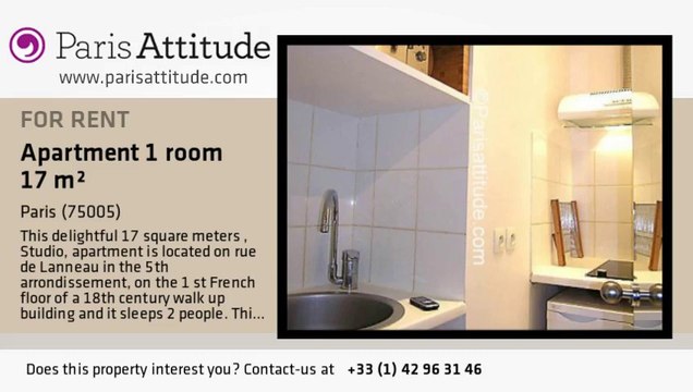 Studio Apartment for rent - Panthéon/Sorbonne, Paris - Ref. 3561