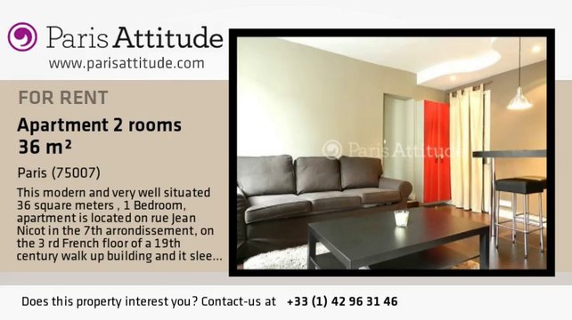 1 Bedroom Apartment for rent - Tour Eiffel, Paris - Ref. 8531