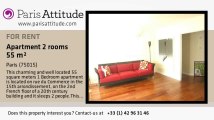 1 Bedroom Apartment for rent - Commerce, Paris - Ref. 3435