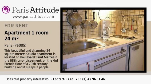 Studio Apartment for rent - Place Monge, Paris - Ref. 3782