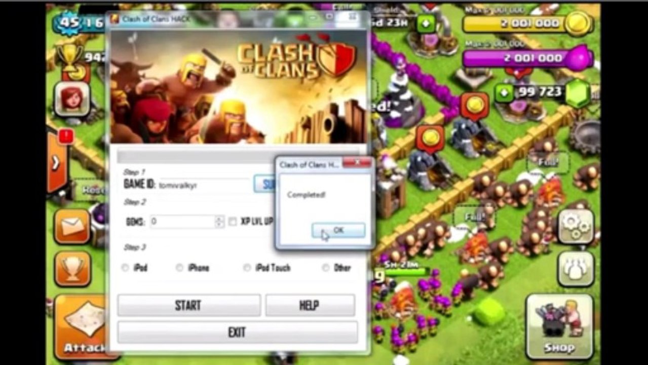 Clash Of Clans Gem Hack 2013 Proof WORKING]