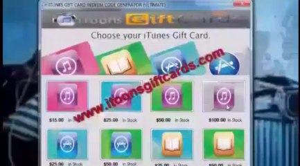 free working now [Mediafire] iTunes Gift Card Generator