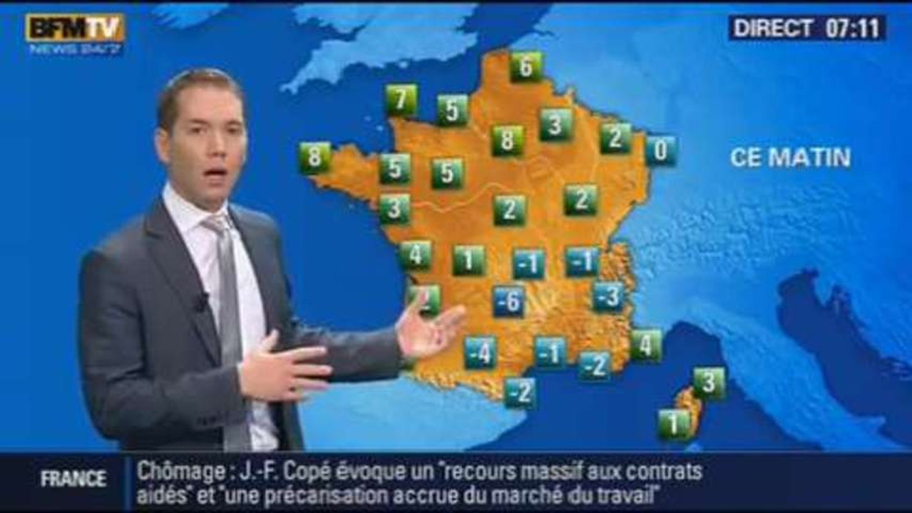 La Météo pour ce vendredi – 29/11