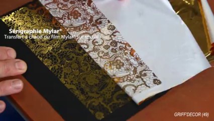 La technique de la sérigraphie Mylar (vidéo)