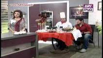 Zauq Zindagi with Sara Riaz and Dr. Khurram Musheer, Stuffed Chicken Steak, Thai Pumpkin Soup, Hot Chocolate & Chocolate Biscuits, 26-11-13