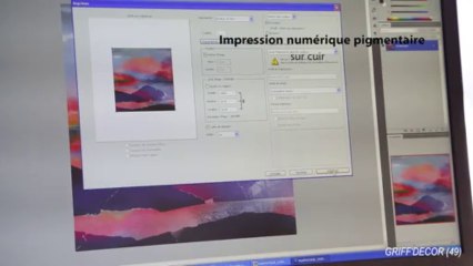 La technique de l'impression numérique pigmentaire (vidéo)
