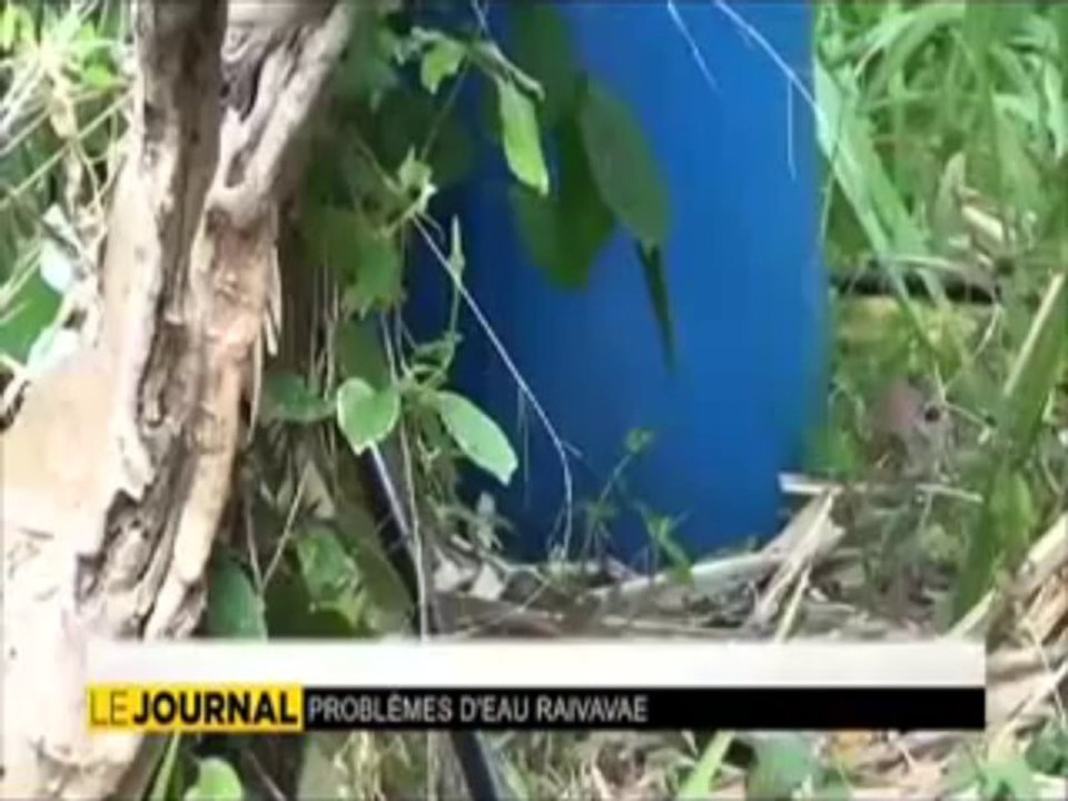Raivavae manque d’eau