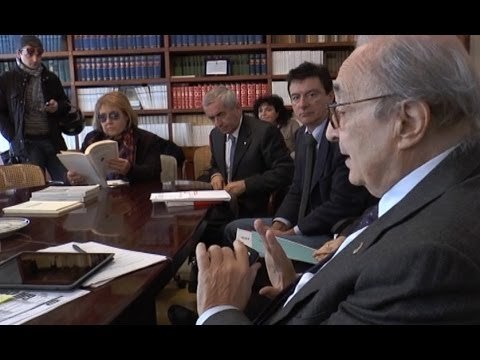 Napoli - Il cardinale Sepe incontra i professionisti napoletani -2- (27.11.13)