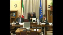 Roma - Audizione prefetto Gabrielli su alluvione in Sardegna (27.11.13)