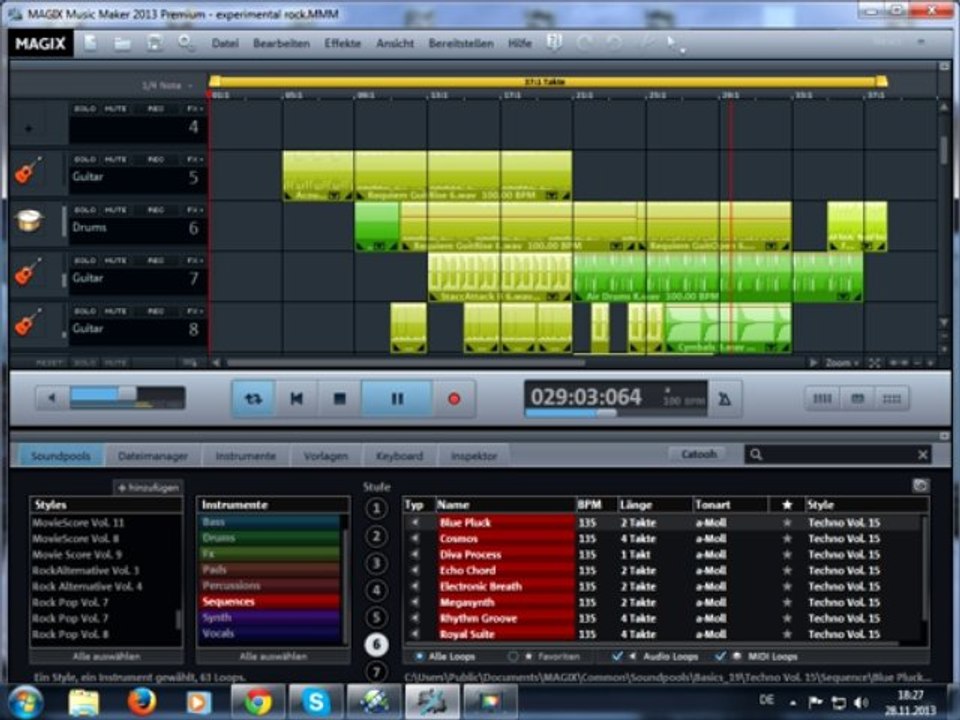 Experimentel Rock and Pop