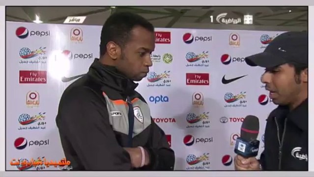 الشباب و الاهلي دوري جميل 2013 - تصريح وليد عبد ربه