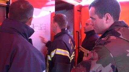 Exercice NBC du 2e Régiment de dragons avec le SDIS49