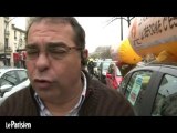 Opération escargot des auto-écoles sur le périphérique à Paris