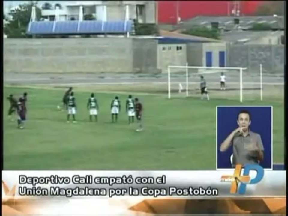 UNIÓN MAGDALENA 1X1 DEPORTIVO CALI AGOSTO 7 DE  2013 COPA COLOMBIA