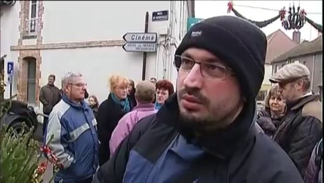 Manifestation de soutien au bijoutier qui a tué un braqueur à Sézanne