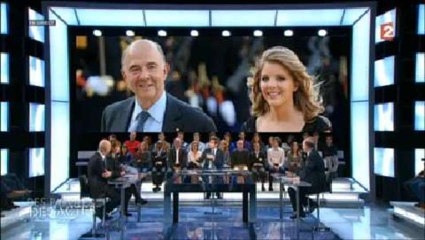 La question people de Pujadas à Moscovici sur sa "charmante" compagne