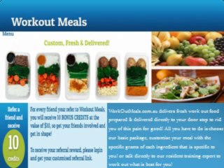 Workout Meals