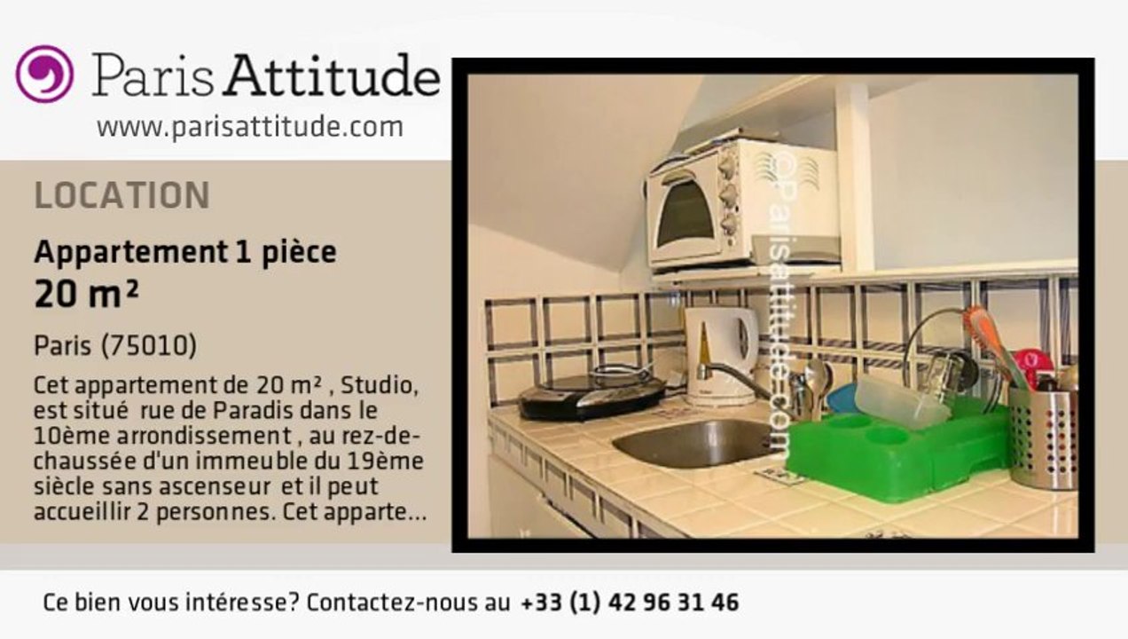 Appartement Studio à louer - Poissonnière, Paris - Ref. 5274