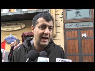 Napoli - Crisi trasporto pubblico, la protesta di Sel (30.11.13)3