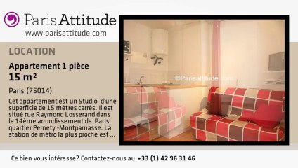 Appartement Studio à louer - Plaisance/Pernety, Paris - Ref. 5074