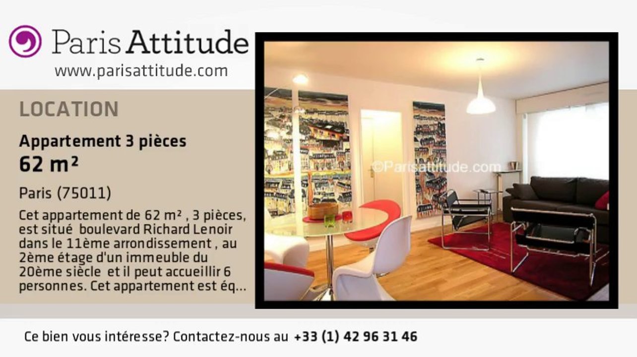 Appartement 2 Chambres à louer - Bastille, Paris - Ref. 2992
